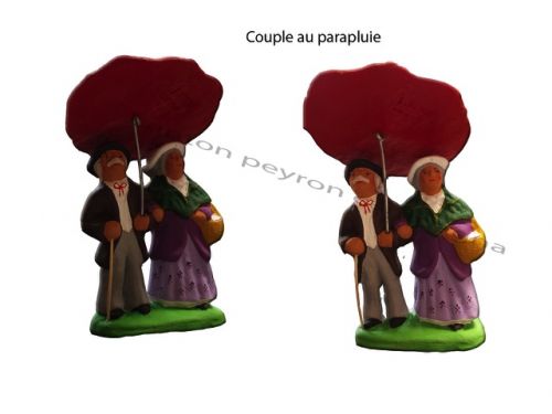 Couple au parapluie